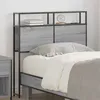 Image de Ensemble de meubles de chambre (hors lit) Vidaxl Tête de lit de rangement Sonoma gris 100 cm Bois dingénierie