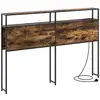 Image de Vidaxl tête de lit de rangement chêne fumé bois d'ingénierie