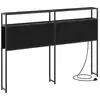 Image de Vidaxl tête de lit de rangement chêne noir bois d'ingénierie