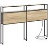 Image de Vidaxl tête de lit de rangement chêne sonoma bois d'ingénierie