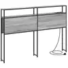 Image de Vidaxl tête de lit de rangement sonoma gris bois d'ingénierie