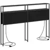 Image de Vidaxl tête de lit de rangement chêne noir bois d'ingénierie