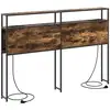 Image de Vidaxl tête de lit de rangement chêne fumé bois d'ingénierie
