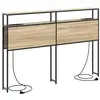 Image de Vidaxl tête de lit de rangement chêne sonoma bois d'ingénierie