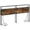 Image de Vidaxl tête de lit de rangement chêne fumé bois d'ingénierie