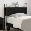 Image de Headboard De Rangement Avec Station De Charge Chêne Noir Vidaxl
