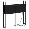 Image de Vidaxl headboard de rangement avec station de charge chêne noir
