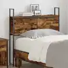 Image de Headboard De Rangement Avec Station De Charge Chêne Fumé Vidaxl