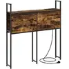 Image de Vidaxl headboard de rangement avec station de charge chêne fumé