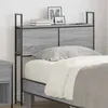 Image de Tête de lit de rangement - VIDAXL - 859783 - Sonoma gris - Bois dingénierie - Station de charge intégrée