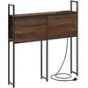 Image de Vidaxl headboard de rangement avec station de charge chêne marron