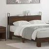 Image de Tête de lit de rangement - VIDAXL - 859799 - Bois dingénierie - Station de charge USB/AC - Étagères intégrées