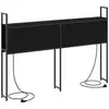 Image de Vidaxl headboard de rangement avec station de charge chêne noir
