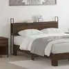 Image de Headboard De Rangement Avec Station De Charge Chêne Marron Vidaxl