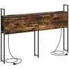 Image de Vidaxl headboard de rangement avec station de charge chêne fumé