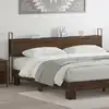 Image de Headboard De Rangement Avec Station De Charge Chêne Marron Vidaxl
