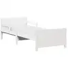 Image de Vidaxl cadre de lit avec matelas extensible blanc 80 x 200 cm