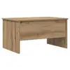 Image de Vidaxl table basse chêne artisanal 102 x 50,5 x 46,5 cm