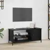Image de Meuble Tv Chêne Noir 100 X 40 X 45 Cm Bois D'ingénierie Vidaxl