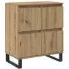 Image de Vidaxl buffet chêne artisanal 60 x 35 x 70 cm
