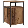 Image de Vidaxl cabinet de chevet avec tiroir vieux bois bois d'ingénierie