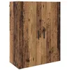 Image de Armoire murale en bois dingénierie - vidaXL - Bois ancien - 695x34x90 cm - Rangement spacieux - Poignées en métal