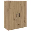 Image de Armoire murale en chêne - vidaXL - 695x34x90 cm - Rangement intérieur - Étagères sans joints - Rectangulaire