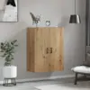 Image de Vidaxl meuble mural chêne artisanal 69,5 x 34 x 90 cm