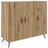 Image de Vidaxl buffet chêne artisanal 89,5 x 34 x 80 cm bois d'ingénierie