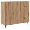 Image de Vidaxl buffet chêne artisanal 90 x 34 x 80 cm bois d'ingénierie