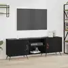 Image de Meuble Tv Chêne Noir 150 X 30 X 50 Cm Bois D'ingénierie Vidaxl