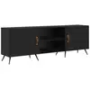 Image de Vidaxl meuble tv 150 x 30 x 50 cm chêne noir bois d'ingénierie