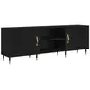 Image de Vidaxl meuble tv 150 x 30 x 50 cm chêne noir bois d'ingénierie