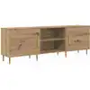Image de Meuble Tv Chêne Artisanal 150 X 30 X 50 Cm Bois D'ingénierie Vidaxl
