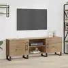 Image de Meuble Tv Chêne Artisanal 150 X 30 X 50 Cm Bois D'ingénierie Vidaxl
