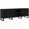 Image de Vidaxl meuble tv 150 x 30 x 50 cm chêne noir bois d'ingénierie