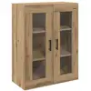 Image de Vidaxl buffet chêne artisanal 69,5 x 34 x 90 cm bois d'ingénierie