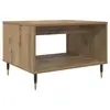 Image de Vidaxl table basse chêne artisanal 60 x 50 x 40 cm bois d'ingénierie