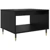 Image de Vidaxl table basse chêne noir 60 x 50 x 40 cm bois d'ingénierie
