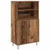 Image de Vidaxl haut armoire marron 60 x 36 x 110 cm bois d'ingénierie