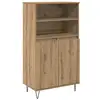 Image de Vidaxl haut armoire marron 60 x 36 x 110 cm bois d'ingénierie