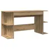 Image de Vidaxl bureau chêne artisanal 140 x 50 x 75 cm bois d'ingénierie