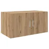 Image de Armoire murale moderne - vidaXL - Chêne artisanal - 80x42.5x40 cm - Bois dingénierie - 2 portes - Montage mural