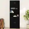 Image de Meuble Mural Chêne Noir 80 X 42.5 X 40 Cm Bois D'ingénierie Vidaxl