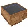 Image de Vidaxl table basse bois ancien 40 x 40 x 30 cm bois d'ingénierie