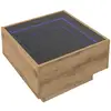 Image de Vidaxl table basse chêne artisanal 50 x 50 x 30 cm bois d'ingénierie