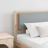 Image de Tête De Lit Marron Bois Massif En Pin Vidaxl