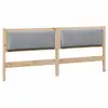 Image de Vidaxl tête de lit marron bois massif en pin