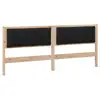 Image de Vidaxl tête de lit autre marron 200 cm bois massif en pin