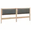 Image de Vidaxl tête de lit autre marron 180 cm bois massif en pin
